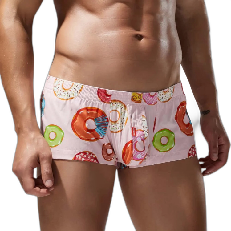 SEOBEAN Playful Donut Cotton Boxers