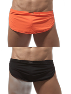 Men's Sexy Side Split  Boxers With Support Pouch