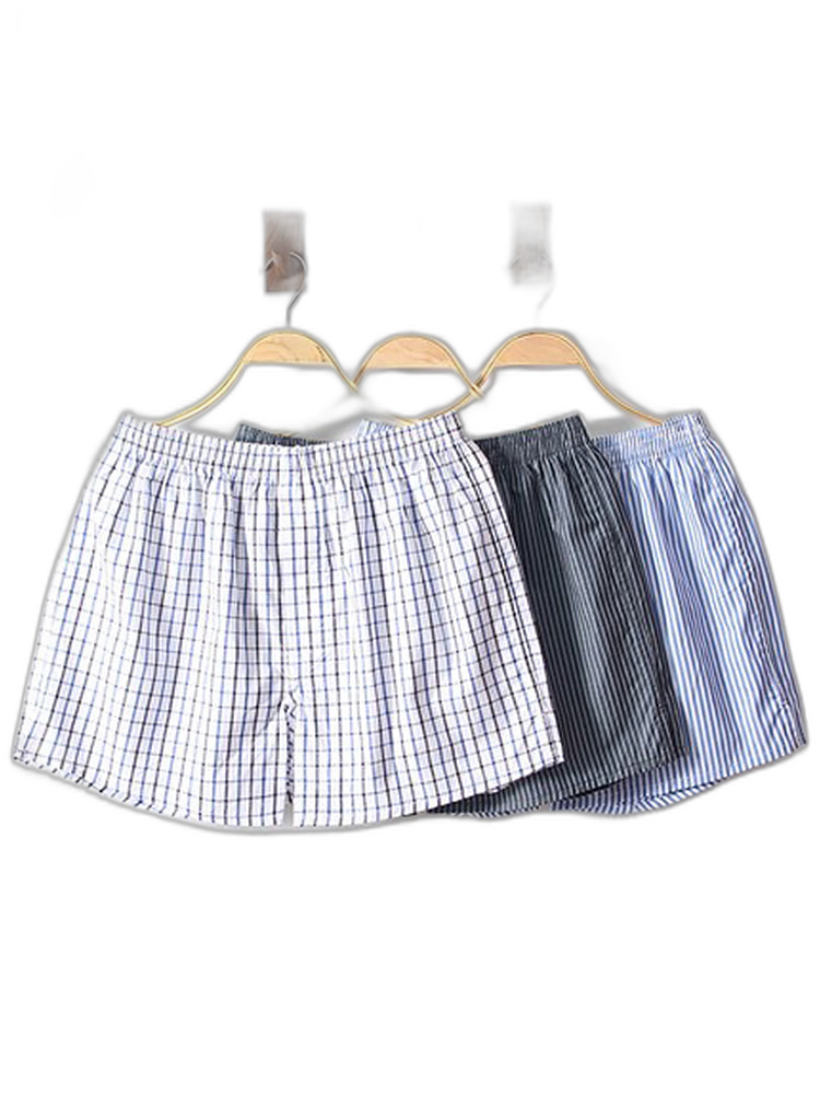 3 Pack Men's Cotton Loose Boxers