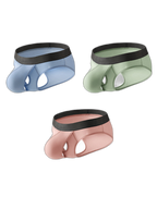 3-pack Men's Open Crotch Sexy Bullet Briefs