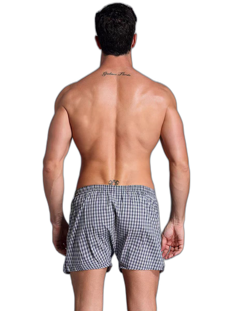 3 Pack Men's Cotton Loose Boxers