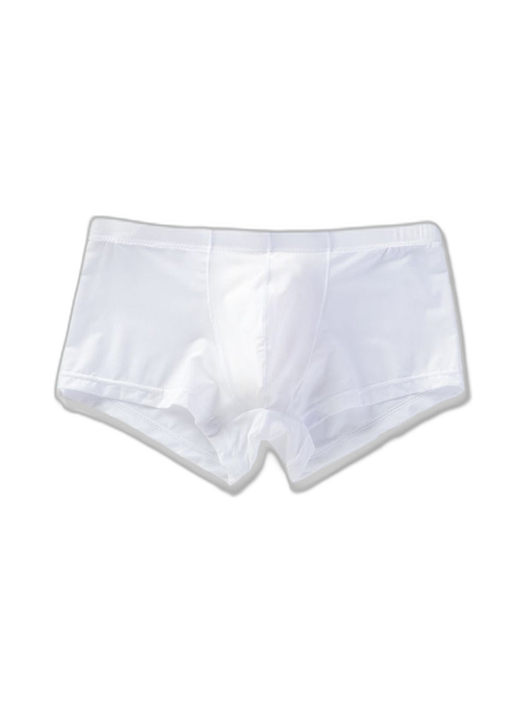 Thin Breathable Ice Silk U Convex Boxers for Men