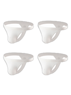 4 Pack Men's Mid-Rise Summer Ice Silk Mesh Thongs