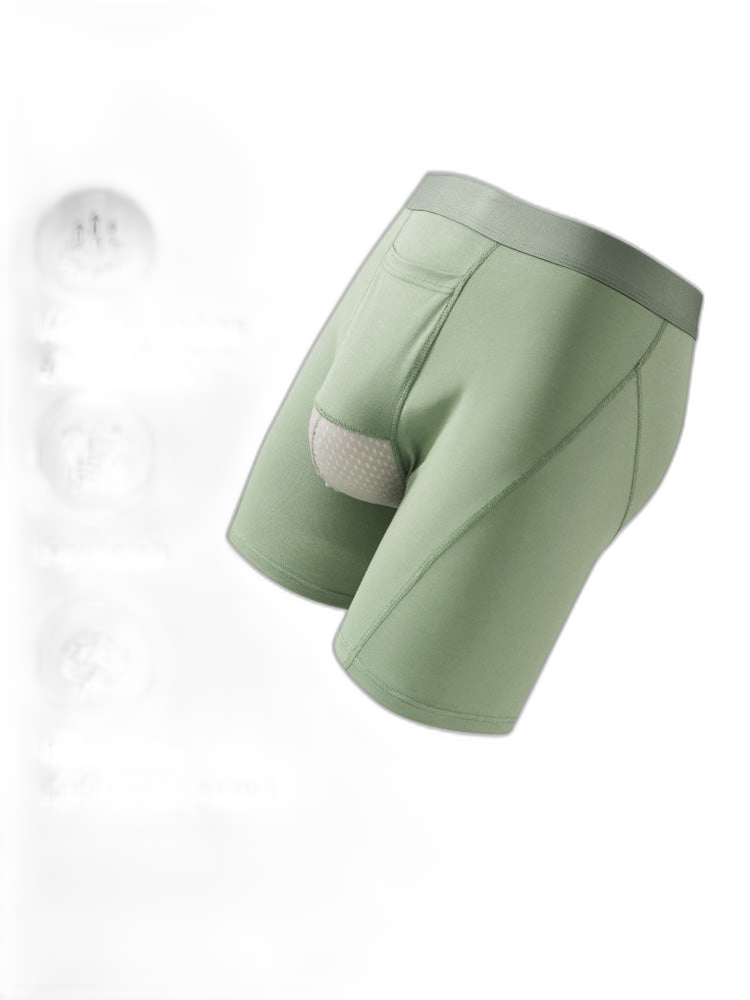 2 Pack Men's Gun Bullet Separation Casual Sports Breathable Cotton Mid-Rise Midway Briefs