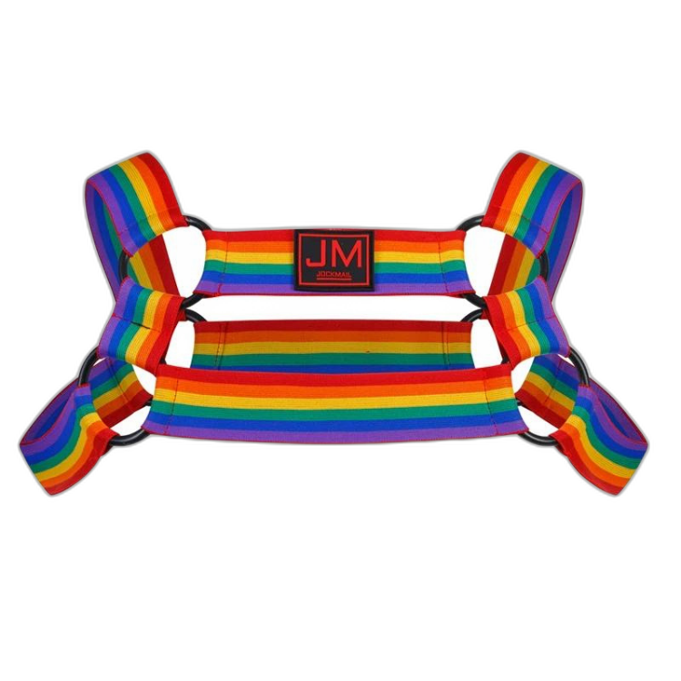 Jockmail Pride Warrior Rainbow Harness Set