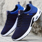 Men's Athletic Training Shoes - Comfortable Low Top Sneakers with Lace-Up Closure