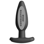 ElectraStim Electro Silicone Noir Rocker Butt Plug - Medium