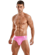 Men's Solid Color Mesh Breathable Sports Fitness Briefs