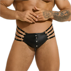 Leather Strap Thong