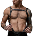 Adjustable Dominion Leather H-Harness Suspender
