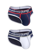 2 Pack Mesh Large Pouch Sports Briefs