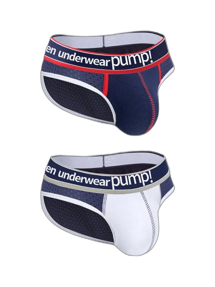 2 Pack Mesh Large Pouch Sports Briefs