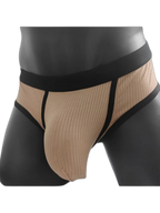 3 Pack Men's Seamless Comfort Large Supportive Pouch Sexy Low-Rise Briefs