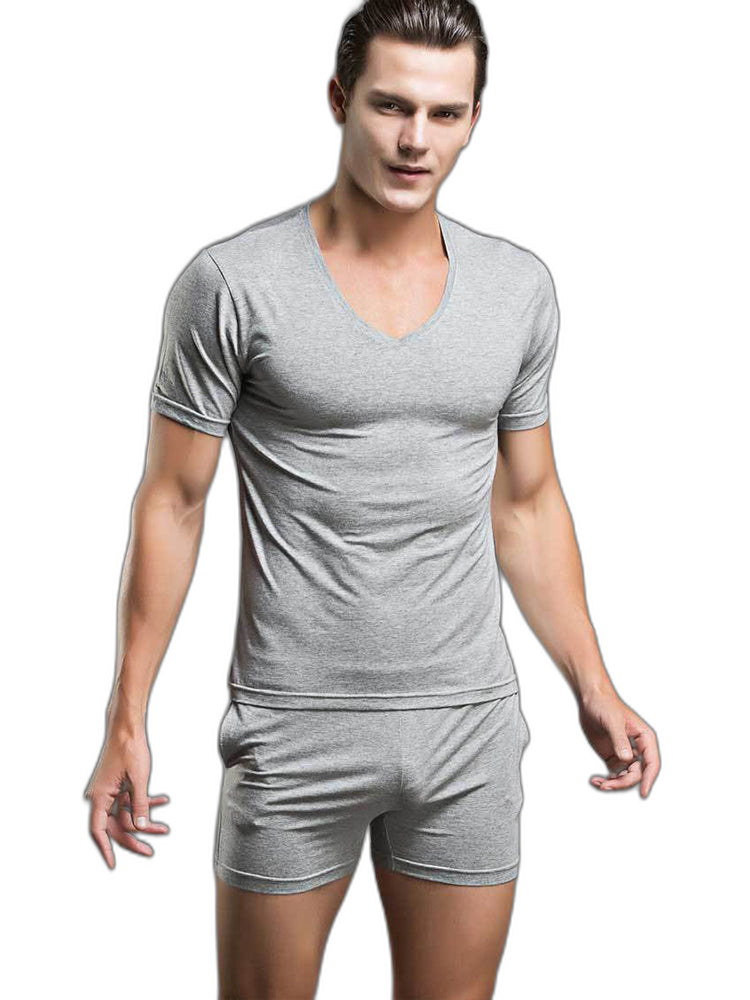 Solid Color Modal Home Boxers for Men