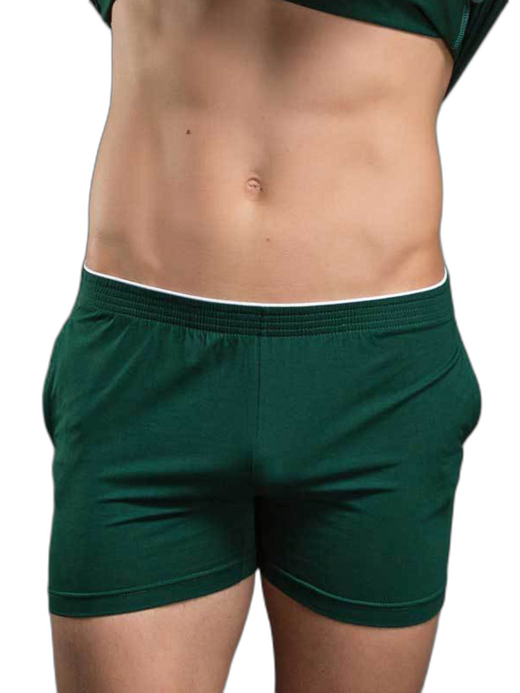 Solid Color Modal Home Boxers for Men