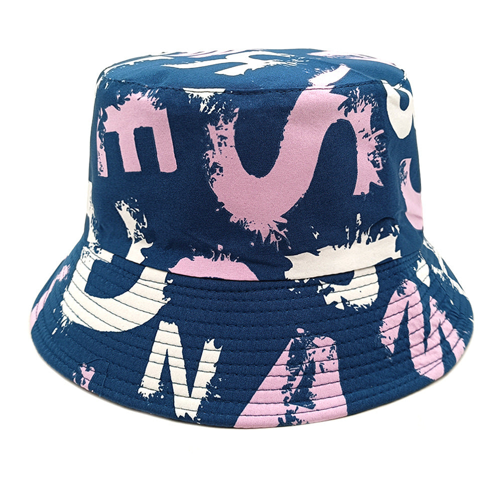 Versatile Couple Double-sided Sun-proof Basin Hat Casual Hat