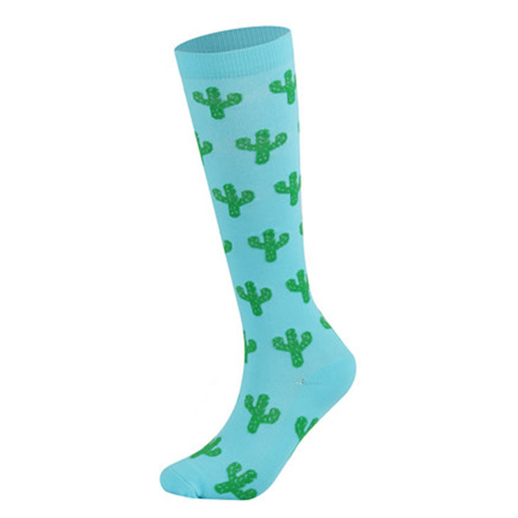 Outdoor Cycling Running Breathable Tube Socks Sports Compression Socks