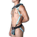 Cell Block 13 Kennel Club Lightning Hoodie Harness | Turquoise