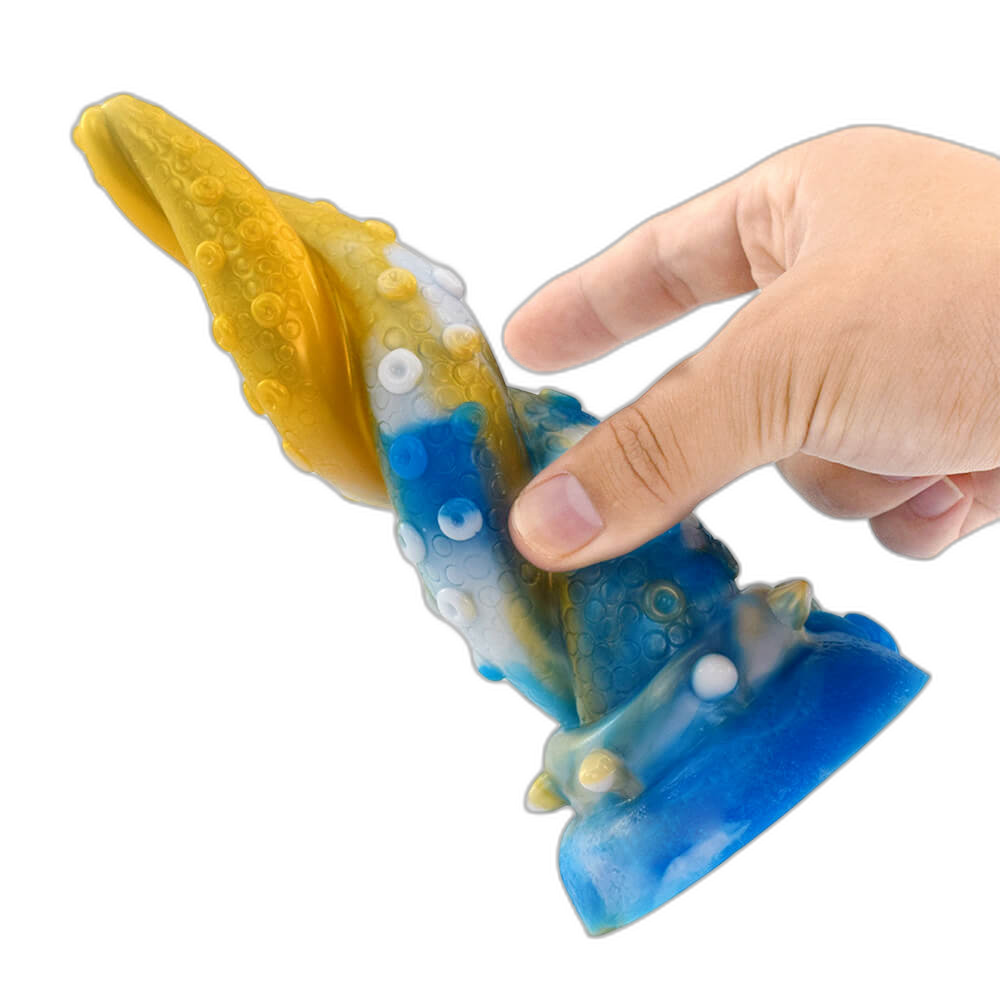 Sea Serpent - 7.7 Inch Tentacle Dildo - Fantasy Monster Dildo - Octopus Dildo