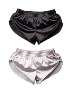 2 Pack Men's Home Loose-Fit Solid Color Seamless Smooth Boxers