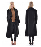 Explosive Long Sleeve Cardigan Jacket Irregular Mid-length Windbreaker