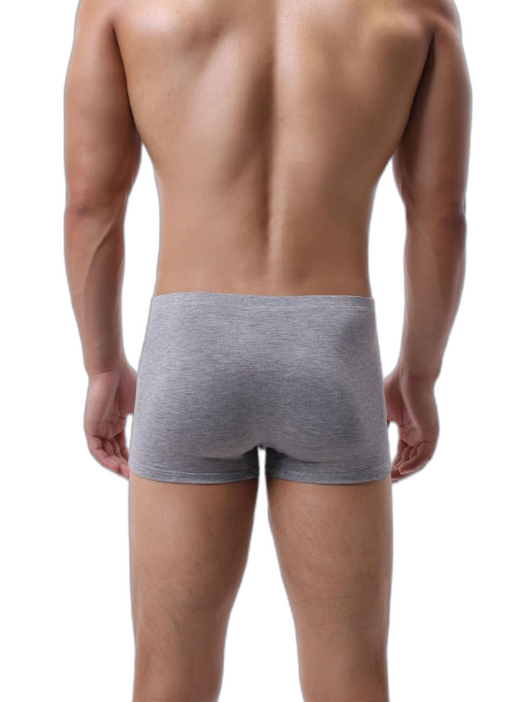 3-pack Men's Bamboo Fiber U-pouch Boxer Briefs