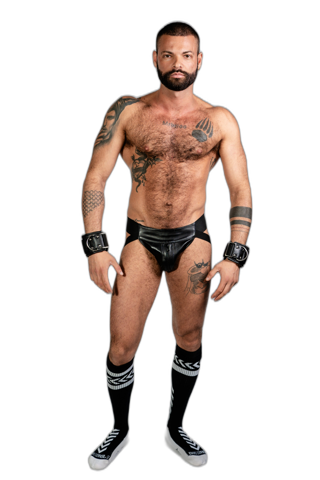 ruff GEAR Hardcore Grip Padded Restraints Black