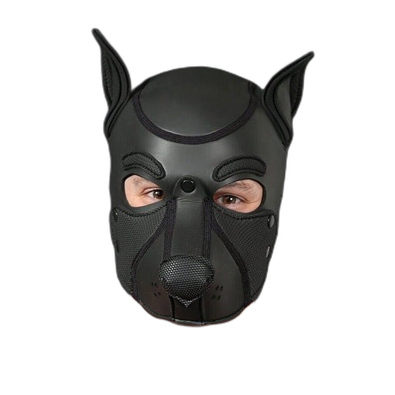 Mr S Leather NEOPRENE FRISKY Puppy Hood | Black
