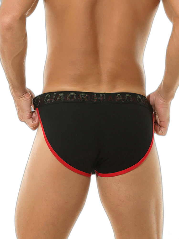 3 Pack Men's Large Pouch Button Waistband Briefs