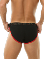 3 Pack Men's Large Pouch Button Waistband Briefs