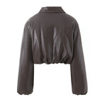 Women's New Black Quilted Padded Jacket