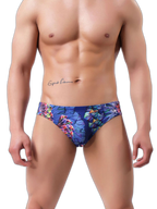 3 Pack Men's Printing U Convex Pouch Pouch Briefs