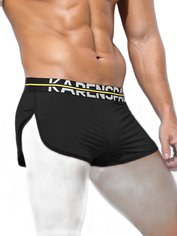 2 Pack Men's Comfortable Lounge Sport Boxer Briefs