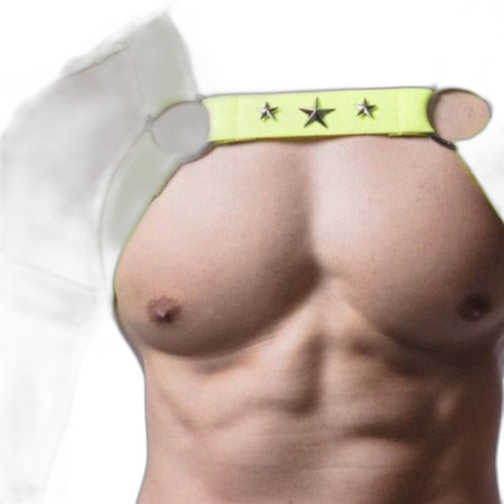 Fluorescent Glow In The Dark Elastic Harness