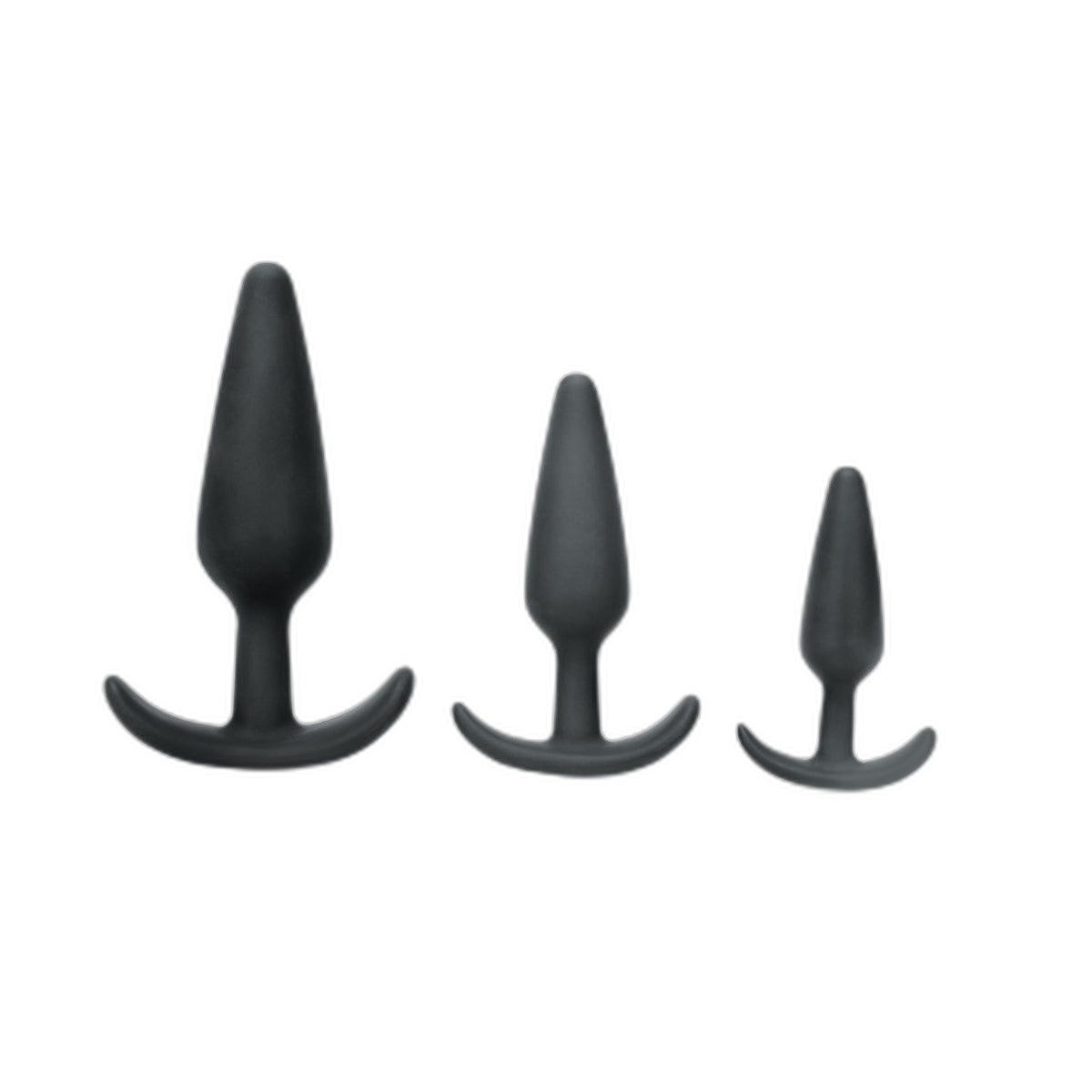 Prowler RED 3 Piece Anal Training Butt Plug Kit Black