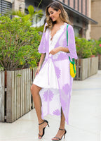 Lace Embroidery Dress Outer Wear Cardigan Swimsuit Blouse