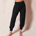 Casual Loose Trousers Solid Color Sports Yoga Ankle Banded Pants Women