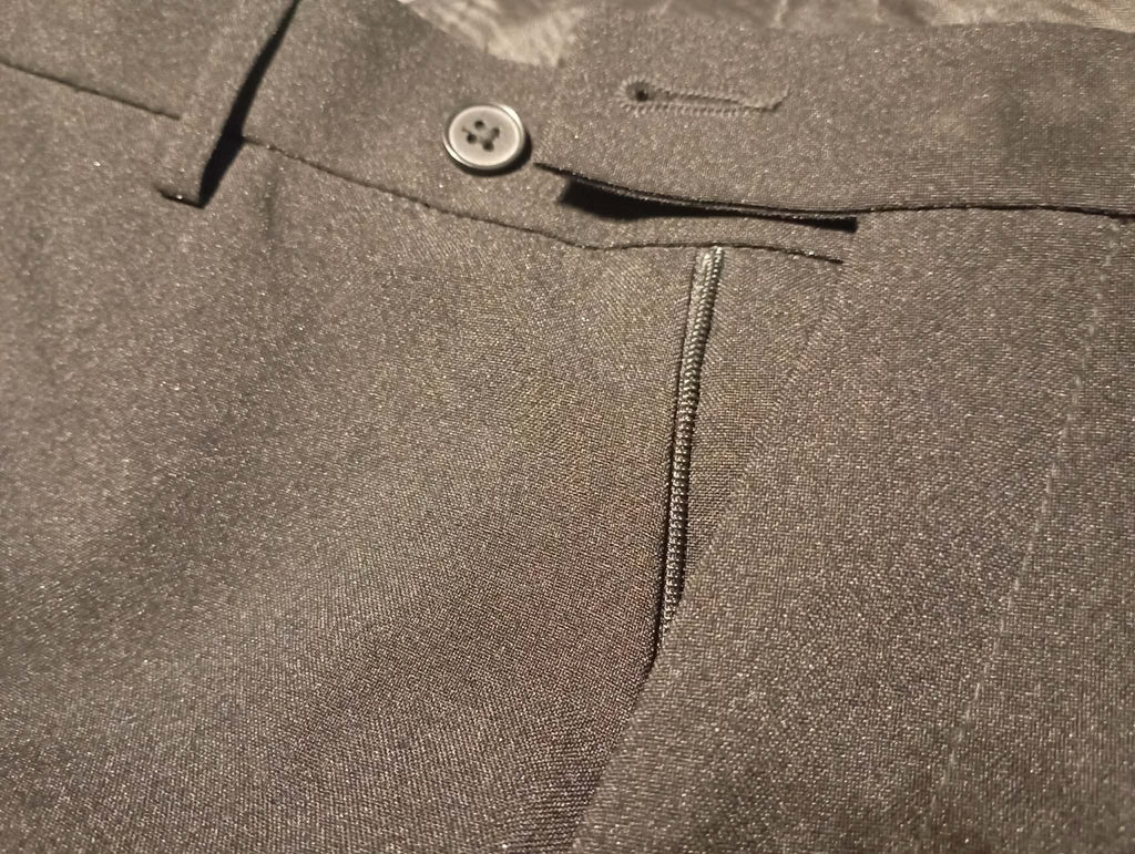 Men's George Black Smart Trousers (W30 Regular)