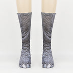 3D Animal Foot Print Socks Printed Socks