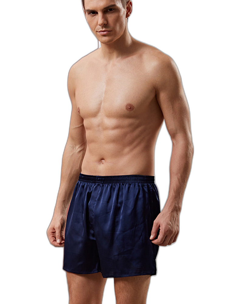 Men's Satin Loose Boxers Shorts