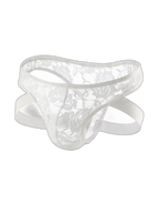 2-pack Men's Lace See-through Thongs