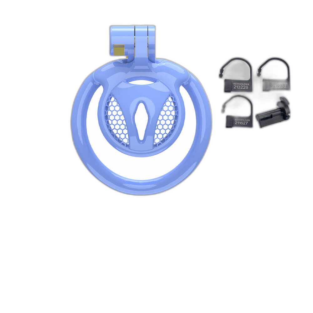 Cassian - Penis Cage - Sissy Cage - Male Chastity Device With Five Rings