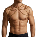 Metallic Chain Body Harness
