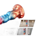 Terry - 10 Inch Thrusting Dildo - Fantasy Knotted Dildo
