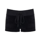 American-style Streetwear Star-print Low-rise Lace-up Casual Shorts