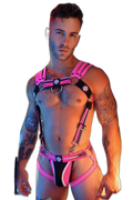 Breedwell Circuit Breaker Body Harness Neon Pink