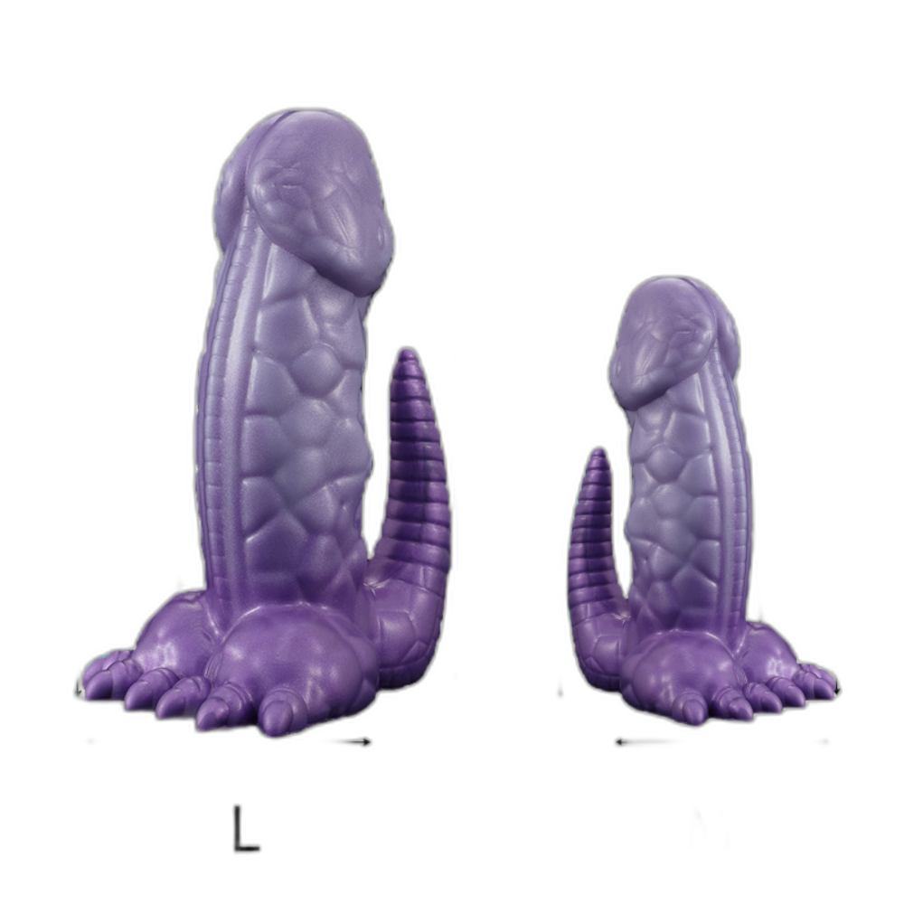 Dino - 8.46 Inch Monster Dildo - Fantasy Dildo - Dragon Dildo - 2 Sizes