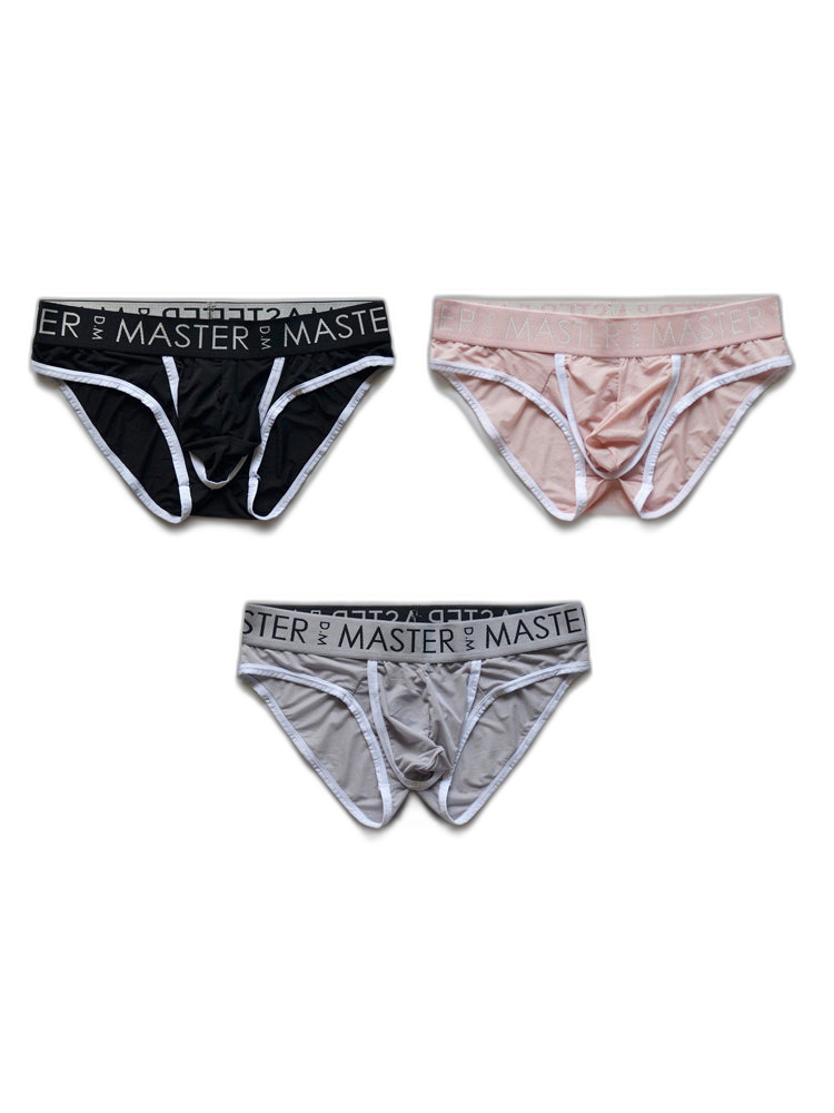3 Pack Men's High-Elasticity Quick-Dry Pouch-Separated Briefs