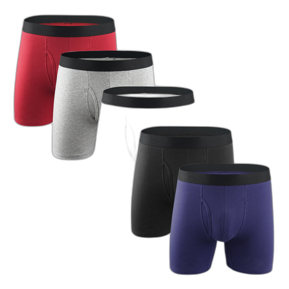 Multi-pack Men's Prevent Thighs Chafing Boxer Briefs
