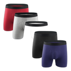 Multi-pack Men's Prevent Thighs Chafing Boxer Briefs